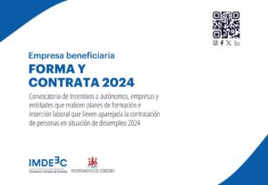 Empresa beneficiaria. Forma y Contrata 2024